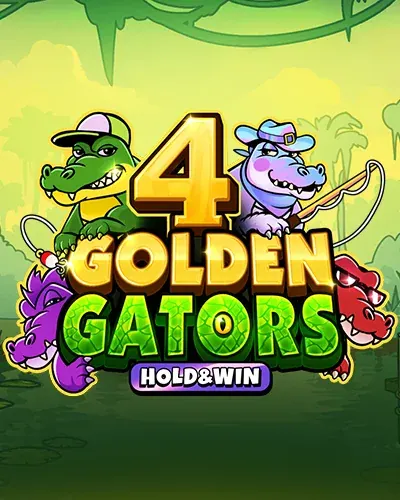 4 Golden Gators: Hold&Win machine à sous — Spins House Casino
